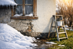 Malerarbejde udendørs i jylland - når sneen smelter